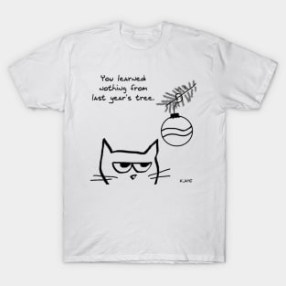 Christmas Tree Cat T-Shirt